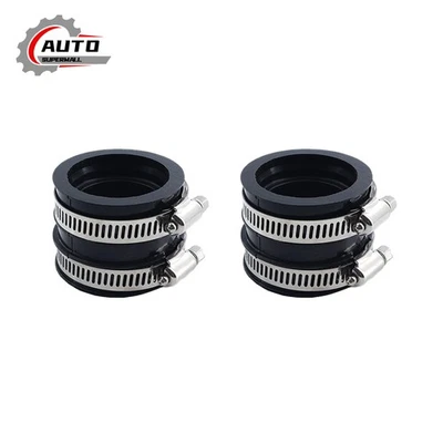 16065-1320 For Kawasaki Vulcan 500 EN500C LTD Carburetor Holder Intake Boot x2 - Image 1 of 4