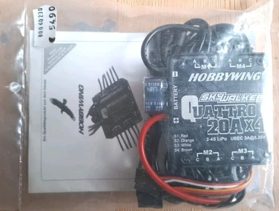 Skywalker Regler Quattro 20A mit Anleitung, OVP aber älter  - Bild 1 von 3