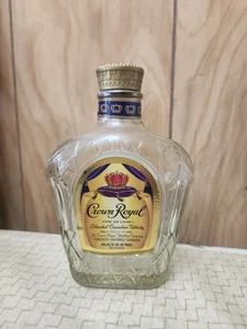 Crown Royal Bottle EMPTY - Fine De Luxe - Blended Canadian Whisky 750mL - Picture 1 of 3