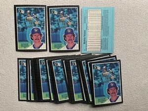1985 Donruss Action All Stars ROBIN YOUNT #21 Milwaukee Brewers Baseball Card