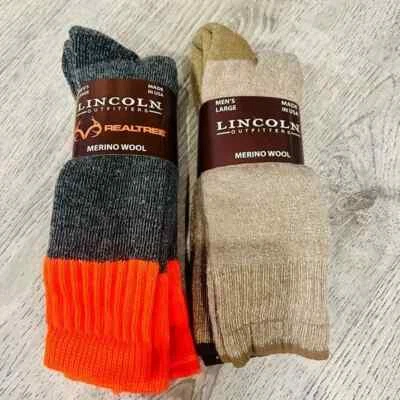 New mens wool winter / hunting sock bundle size 9-13 - Image 1 of 2