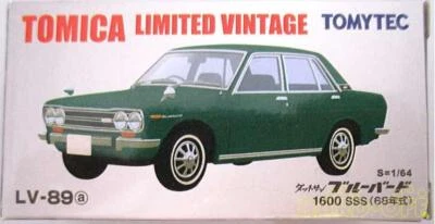 Tomy Tec Tomica Limited Vintage 68Green Tlv-89A Datsun Bluebird 1600 Sss - Image 1 of 4