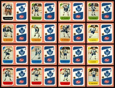 1982-83 Post Cereal Toronto Maple Leafs Salming NHL Hockey Mini Card Set of 16