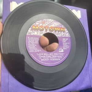 Smokey Robinson: One Heartbeat / Love Will Set You Free 45 U/min 231J10 - Bild 1 von 6