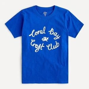 Camiseta de coleccionista de pintor azul J Crew Coral Bay Craft Club tallas S, XL - Imagen 1 de 2