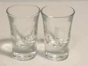 Absolut Vodka Shot Glass Lot of 2 - Picture 1 of 3