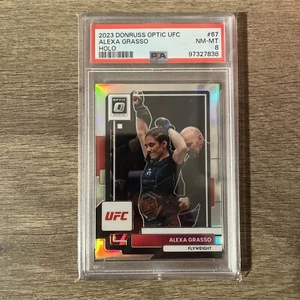 PSA 8 Alexa Grasso 2023 Donruss Optic #67 Holo - Imagen 1 de 2