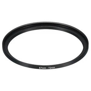 67mm-72mm Metal Step Up Ring, Camera Lens Filter Adapter Ring Black - Picture 1 of 5