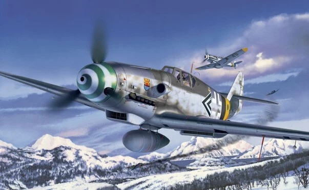 Messerschmitt Bf109G-6 (Easy-Click System) Model Set 1:48 Plastic Model Kit - Immagine 1 di 1
