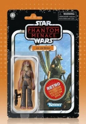 STAR WARS / Jar Jar Binks  / Retro Collection / The Phantom Menace 99 / Vintage. - Bild 1 von 3