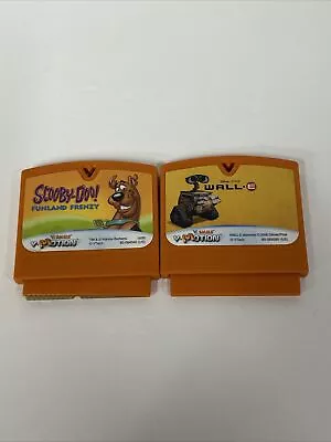 Lot of 2 VTech VSmile VMotion Disney Pixar WALL-E and Scooby-Doo Game - Image 1 of 2