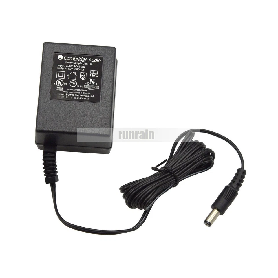 Cambridge Audio AC To AC Adapter 12V 500mA For Cambridge Audio CP1 CP2 Azur 540P - Image 1 of 1