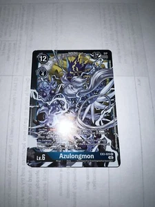 Azulongmon EX3-025 R Digimon TCG Rugido Dracónico Casi Nuevo - Imagen 1 de 1