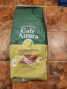 Cafe Altura Organic Coffee, Whole Bean, BIODYNAMIC 2 LB. (907 g) - Picture 1 of 4