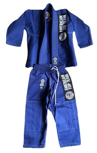 New American Top Team Youth Sz M00 Fight Gi Jiu Jitsu BJJ Top & Bottom Uniform - Picture 1 of 11
