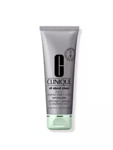 NEW CLINIQUE $36. All About CLEAN 2-in-1 CHARCOAL MASK & SCRUB Detoxifying 3.4oz - Picture 1 of 5
