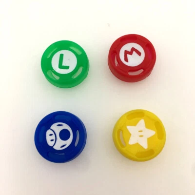 Silicone Thumbsticks Grip Caps Mario for Nintendo Switch Controller - Image 1 of 3