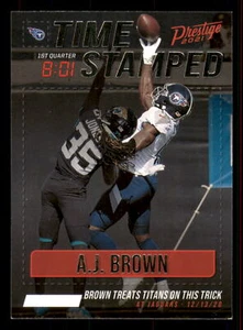2021 Panini Prestige A.J. Brown #TS-AB Time Stamped Tennessee Titans - Picture 1 of 2