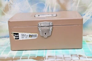 De Colección Herald Cuadrado Bond y Caja Fuerte, Metal con Manija, ¡sin Llave ENVÍO GRATUITO! - Imagen 1 de 11