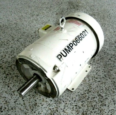 USED BALDOR CWDM3711T MOTOR 10HP 208-230/460V 3450 RPM 37E599X56 1-3/8" x 3-1/2" - Image 1 of 3