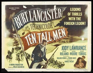 Ten Tall Men Starring Burt Lancaster, Gilbert Roland, Jody Lawrance - Picture 1 of 1