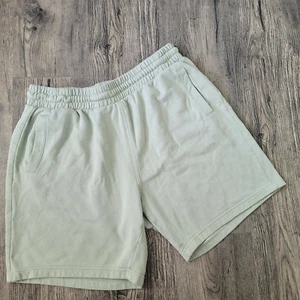 Pantalones Cortos H&M Para Hombre Bolsillos con Cordón Ajuste Regular Talla Grande Verde Claro - Imagen 1 de 3