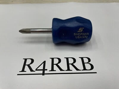 Herramientas a Presión NUEVO POWER BLUE Agarre Duro Phillips #2 Destornillador Rechoncho SHDP22IRMB Foto 1 de 4