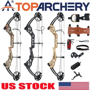 19-70LBS Hunting Compound Bow RH Outdoor Archery Sports Targeting Shooting Set - Picture 1 of 20