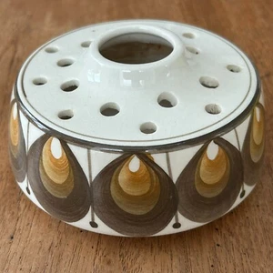 Jersey Pottery - Brown Vintage Decorative Ceramic Rose / Posy Bowl - 70s Retro - Picture 1 of 4