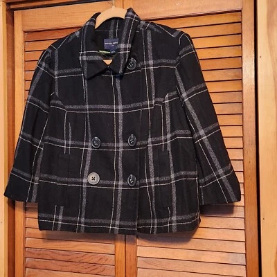 Chaquetón para mujer Banana Republic mezcla de lana talla grande  Foto 1 de 4