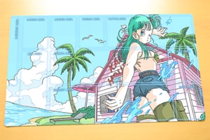 No.3226# Dragon Ball Super Bulma Juego de Cartas Alfombra de Juego Personalizada DBS CCG Alfombra de Juego - Imagen 1 de 2
