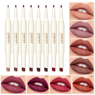 Women Matte Lipstick Lip Liner Double Head Lipliner Long Lasting Lip Pencil ☆ - Image 1 of 4
