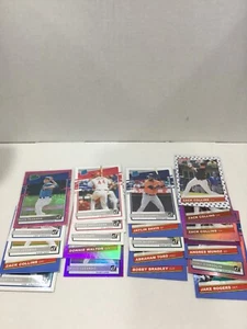 2020 Donruss (22) Baseball Rookie Card Lot Aquino Lux Luzardo Alvarez - Picture 1 of 12