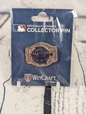 2024 MLB Texas All Star Game Stadium Exclusive Silver Buckle Pin BUCKLE MOVES - Image 1 of 2