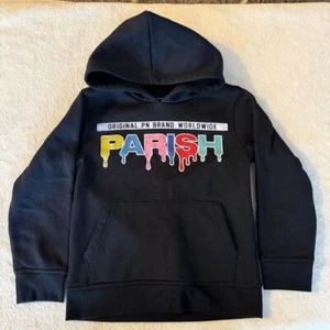 Boys Parish Nation Hoodie Size 5 Black - Picture 1 of 7