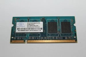 Mémoire RAM Nanya 512Mo DDR2 PC2-4200S 2Rx16 SO-DIMM 200Pin NT512T64UH8A0FN-37B - Picture 1 of 2
