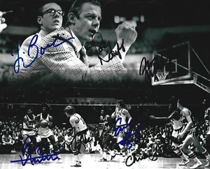 1975 FINAL FOUR SYRACUSE ORANGE BASKETBALL SIGNED 8X10 BOEHEIM DANFORTH HACKETT - Picture 1 of 1