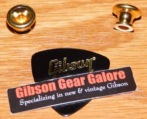 Gibson Les Paul Strap Buttons Gold Guitar Parts Custom ES HP SG Project Studio - Picture 1 of 3