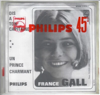 FRANCE GALL Dis A Ton Capitaine 1965 Yéyé Girl JUKEBOX Encart PHOTOCOPIE SP 45T - Photo 1/4