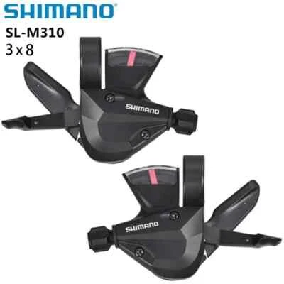 Shimano Altus SL-M310 3/8 3X8 Speed Trigger Shifter Dual Lever Shifters Set - Image 1 of 4