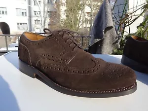 GORDON & BROS 2318 Levet Her Budapester Goodyear Schuhe Leder Germany Gr.42 Neuw - Bild 1 von 17