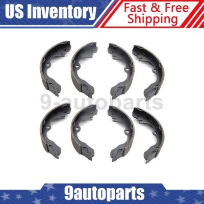 Zapatas de freno de tambor delanteras y traseras para Ford Courier 1972 1973 1974 1975 1976 Foto 1 de 4