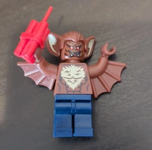 LEGO Man-Bat Minifigure EUC 2 FACED - Picture 1 of 3