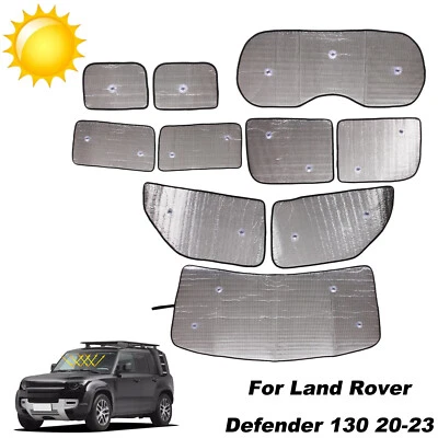 Комплект солнцезащитных козырьков с УФ-излучением для Land Rover Defender 2020-2023 годов выпуска - Изображение 1 из 4