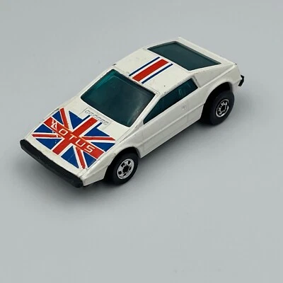 Hot Wheels Vintage 1978 Blanco Royal Flash Lotus Esprit Union Jack Diecast 1/64 Foto 1 de 4