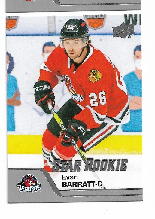 2020-21 Upper Deck AHL Star Rookie RC Evan Barratt #196 - Image 1 of 1