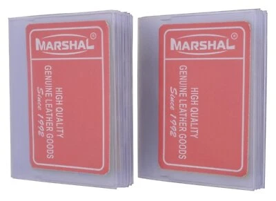 Пластиковый бумажник рукава тройного сложения складного карты держатель вставки сделано в США 12 страниц - Изображение 1 из 4