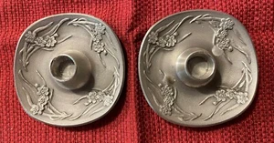 Two Royal Selangor Pewter Candle Holders as shown - Picture 1 of 2