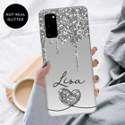 Personalised Phone Case Custom Name Silicone Cover For Samsung S21 S22 S23 S24