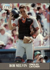 1991 Ultra Update Baltimore Orioles Baseball Card #3 Bob Melvin